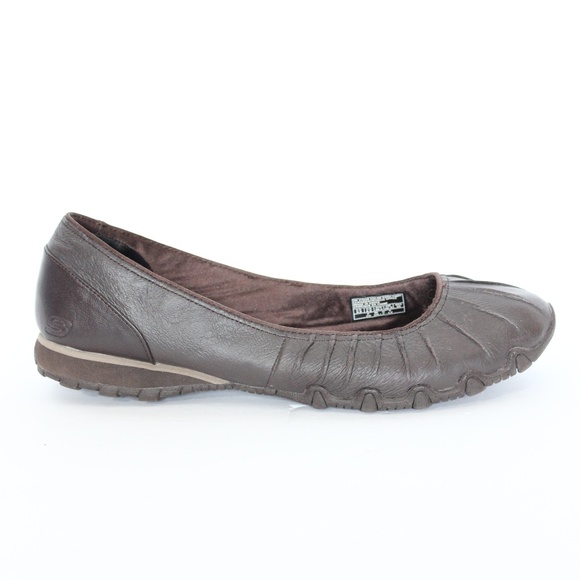 skechers leather flats